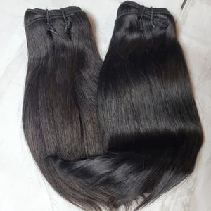 Human Hair 10" Mongolian Straight Bundles